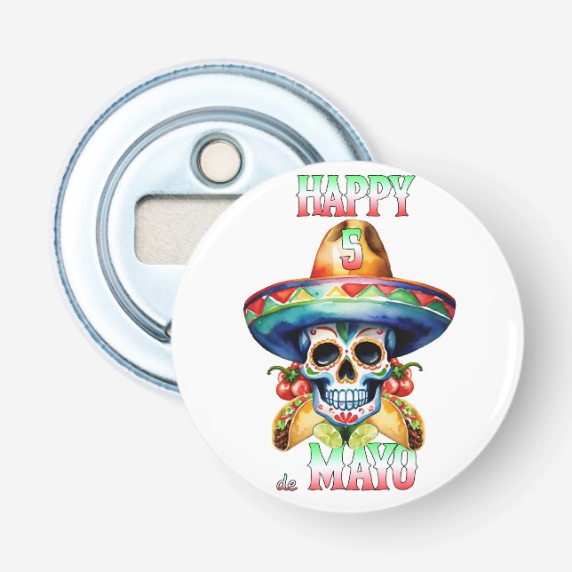 Happy 5 de Mayo Flaschenöffner (Vorderseite)