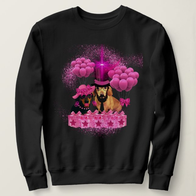 Happy 5th Wedding Anniversary Sweatshirt (Design vorne)
