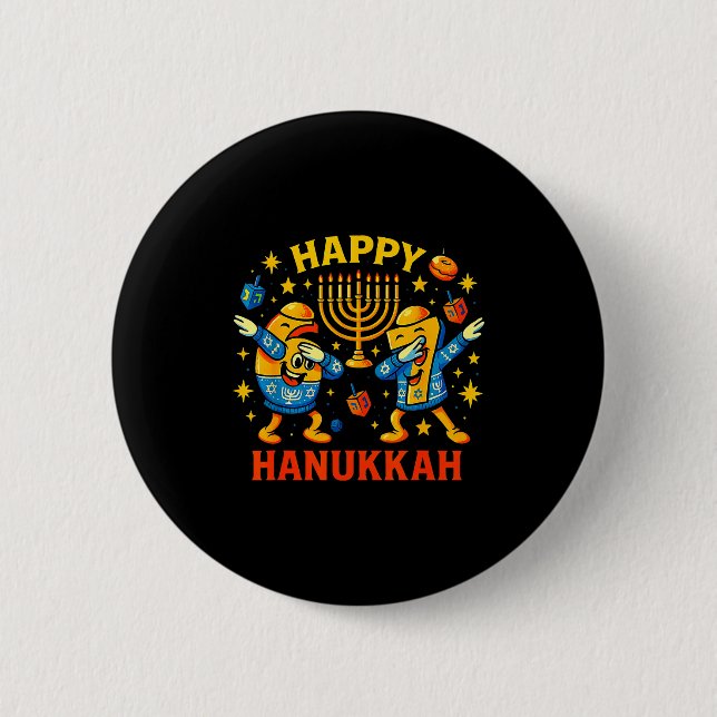 Happy 67 Hanukkah Funny Holiday Meme Design  Button (Vorderseite)
