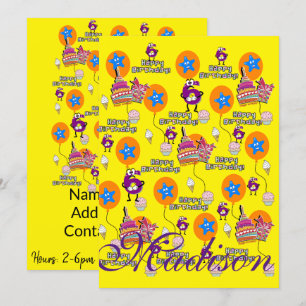 Happy 6. Geburtstag Einladung Geburtstag #6