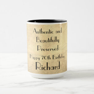 Happy 70. Geburtstag Tasse