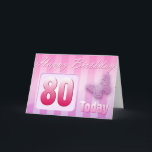 Happy 80. Geburtstag Grand Mother Great-Aunt-Mama Karte<br><div class="desc">Grußseite 1: Herzlichen Glückwunsch zu Ihrem Geburtstag. Grußseite 2: Denken Sie an Sie mit Liebe an Ihren Geburtstag und wünschen Ihnen alles,  was Ihnen heute und immer Freude und Glück bringt.</div>