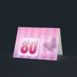 Happy 80. Geburtstag Grand Mother Great-Aunt-Mama Karte<br><div class="desc">Grußseite 1: Herzlichen Glückwunsch zu Ihrem Geburtstag. Grußseite 2: Denken Sie an Sie mit Liebe an Ihren Geburtstag und wünschen Ihnen alles,  was Ihnen heute und immer Freude und Glück bringt.</div>