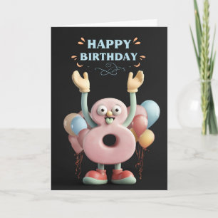 Happy 8. Geburtstagskarte Karte