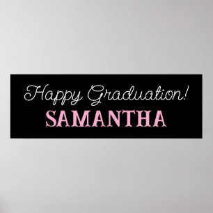 Happy Abschluss Banner, Graduation Party Decor Poster