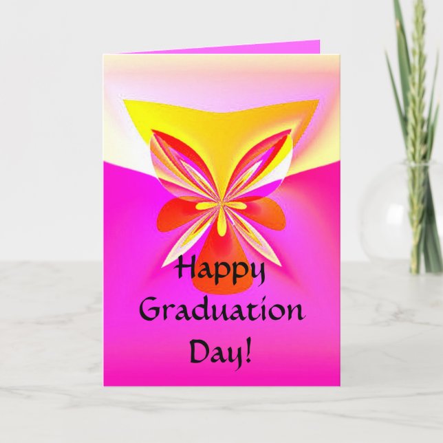 Happy Abschluss Day Card Karte (Vorderseite)