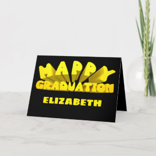Happy Abschluss Karte