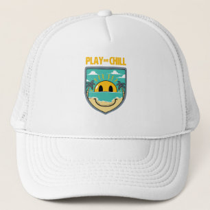 Happy Abzeichen Truckerkappe