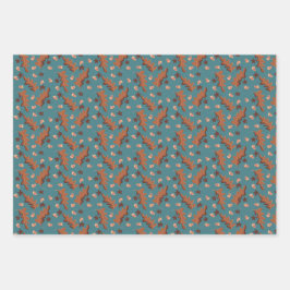 Happy Acorns Geschenkpapier Set