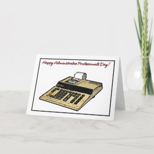 Happy Administrative Professional Day Calculator Karte