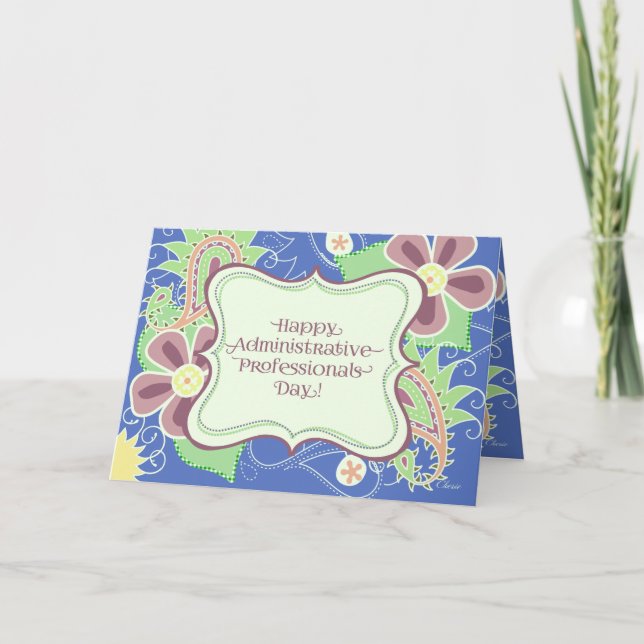 Happy Administrative Professionals Day Card Karte (Vorderseite)