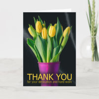 Happy Administrative Professionals Day Tulips
