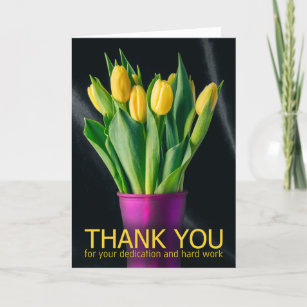 Happy Administrative Professionals Day Tulips Feiertagskarte