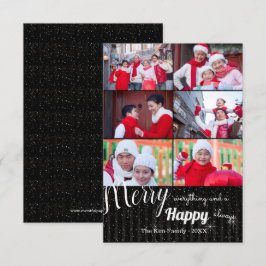 Happy Always Collage - 3x5 Foto Ferienkarte Einladung