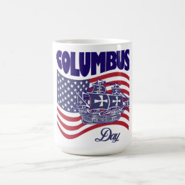Happy America Columbus Day Kaffeetasse