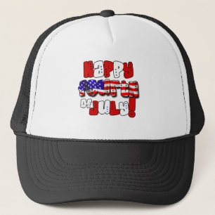 Happy Amerikanische Unabhängigkeitstag Gear Truckerkappe