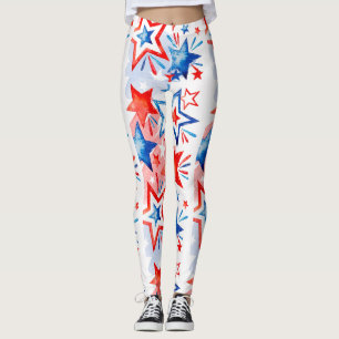 Happy Amerikanische Unabhängigkeitstag Leggings