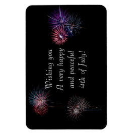 Happy and Peaceful 4th of July Magnet