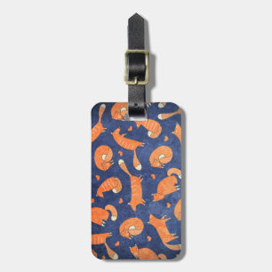 Happy-animal-fox-Muster Gepäckanhänger