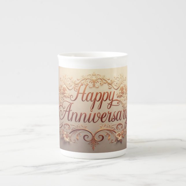 Happy Anniersery Specialty Mug Prozellantasse (Vorderseite)