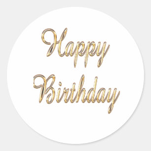 Happy Anniversaire autocollant