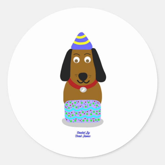 Happy Anniversaire Sticker Tour de la Tasse (Devant)