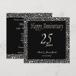 Happy Anniversary 25 Jahre Einladung