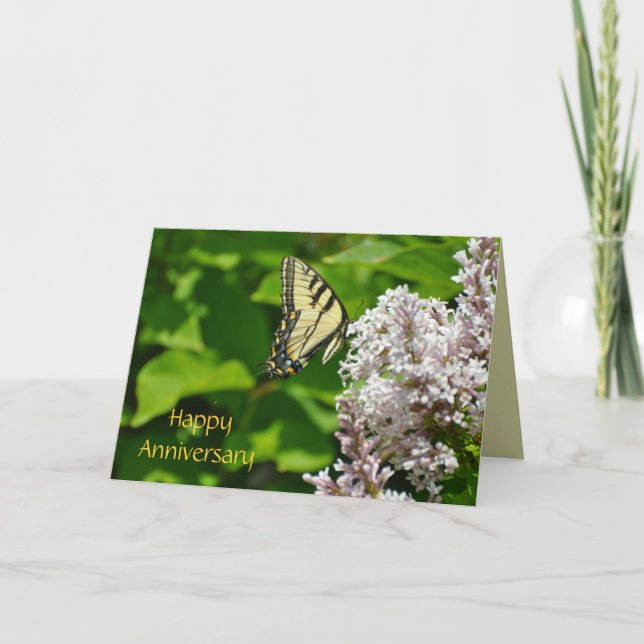 Happy Anniversary Butterfly Card von Janz Karte (Vorderseite)