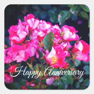 Happy Anniversary Carefree Spirit Rose #1 Stickers