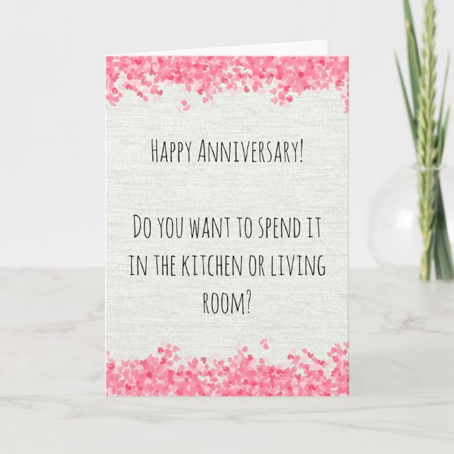 Happy Anniversary Corona Virus Quarantine Karte (Vorderseite)