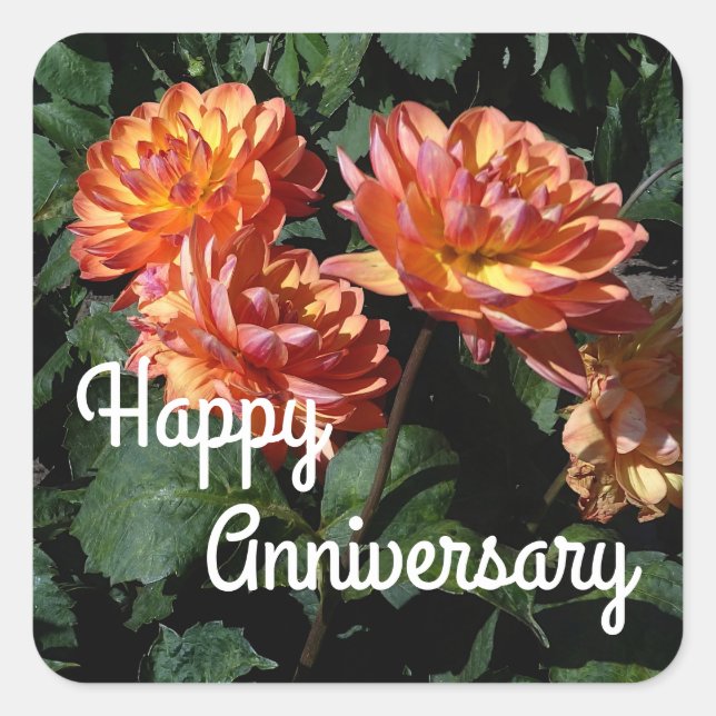 Happy Anniversary Dahlia Pam Howden #1 Stickers (Vorderseite)