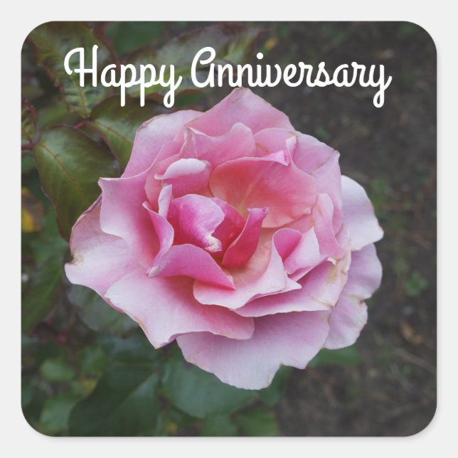 Happy Anniversary Duet Rose #2 Stickers (Vorderseite)