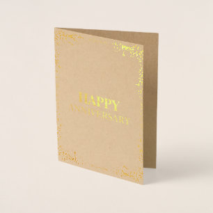 Happy Anniversary Foil Card Folienkarte