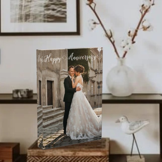 Happy Anniversary Foto - Personalisiertes Paar (Von Creator hochgeladen)