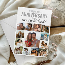 Happy Anniversary Husband | Ehefrau Collage Foto