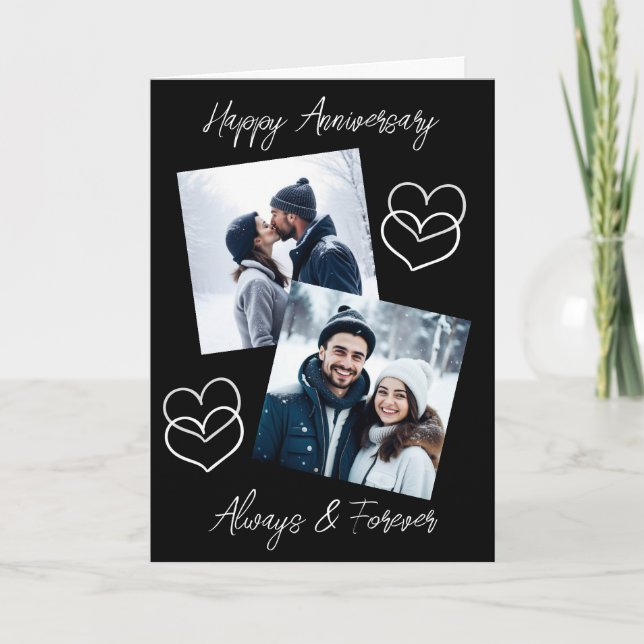 Happy Anniversary Liebe Sie Babe Personalisiert Karte (Vorderseite)
