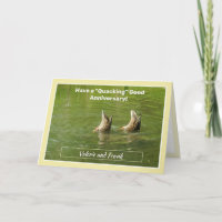 Happy Anniversary Niedliche Funny Ducks