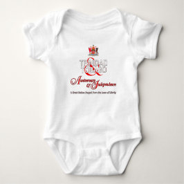 Happy Anniversary of Independence T&T Baby Strampler