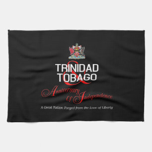 Happy Anniversary of Independence T&T Handtuch