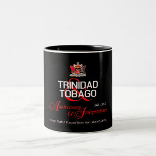 Happy Anniversary of Independence T&T Zweifarbige Tasse