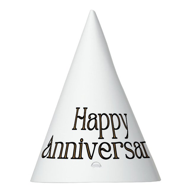 Happy Anniversary Party Hat Partyhütchen (Rechts)