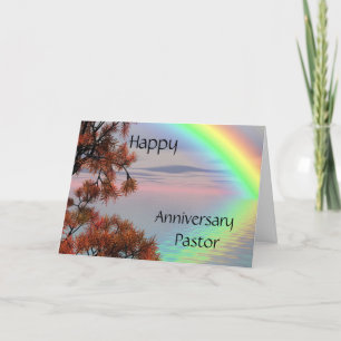 Happy Anniversary Pastor Karte