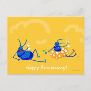 Happy Anniversary. Postkarte