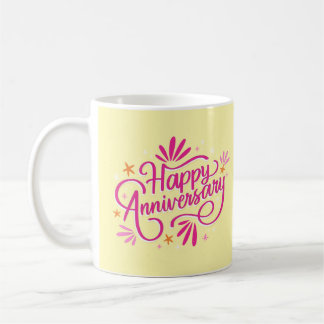 Happy Anniversary Tasse Design