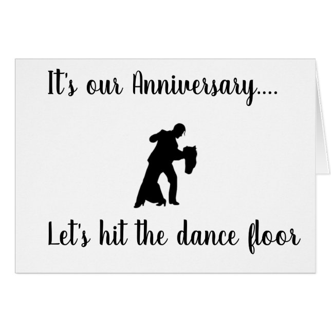 HAPPY ANNIVERSARY TO MY *PARTENAIRE FAVORITE DANCE (Devant horizontal)