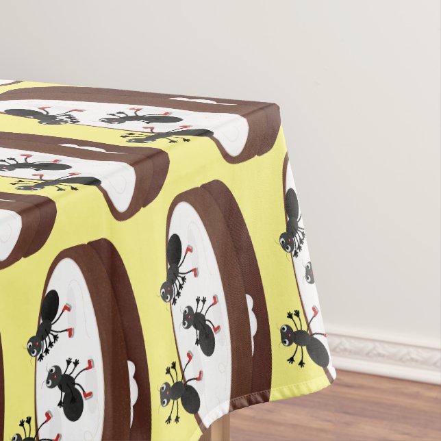 Happy ants Eis Skaten auf Keks Cartoon Tischdecke (Beispiel)