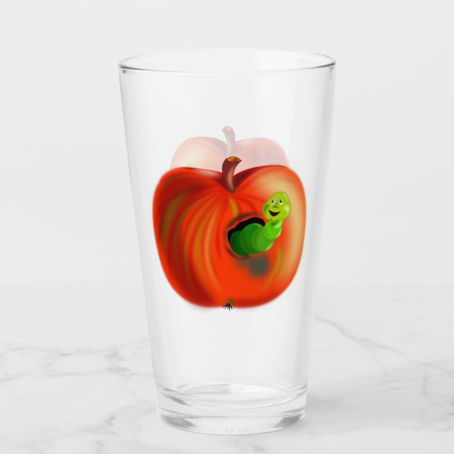 Happy Apple Glass Glas (Vorderseite)