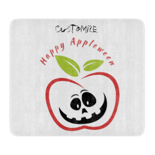 Happy Apple zwischen Jack O'lantern Thunder_Cove Schneidebrett