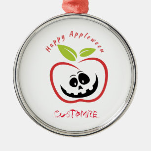 Happy Appleween Jack O'lantern Thunder_Cove Ornament Aus Metall