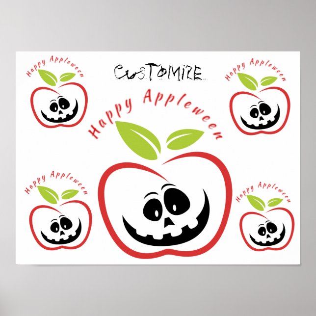 Happy Appleween Jack O'lantern Thunder_Cove Poster (Vorne)